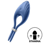 SATISFYER - DUELIST RINGVIBRATOR BLAU - Vanelion Paradise