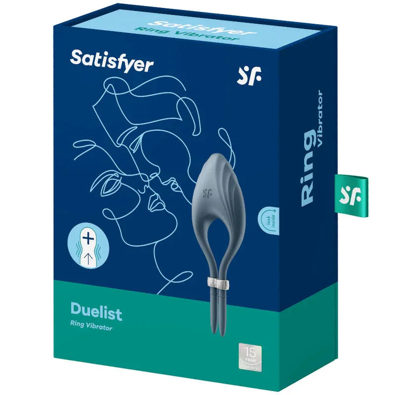 SATISFYER - DUELIST RINGVIBRATOR BLAU - Vanelion Paradise