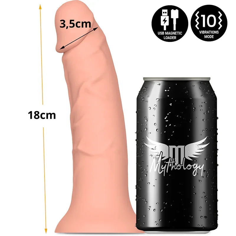 MYTHOLOGY - ASHER ORIGINAL DILDO S - VIBRATOR KOMPATIBEL MIT WATCHME WIRELESS TECHNOLOGY - Vanelion Paradise