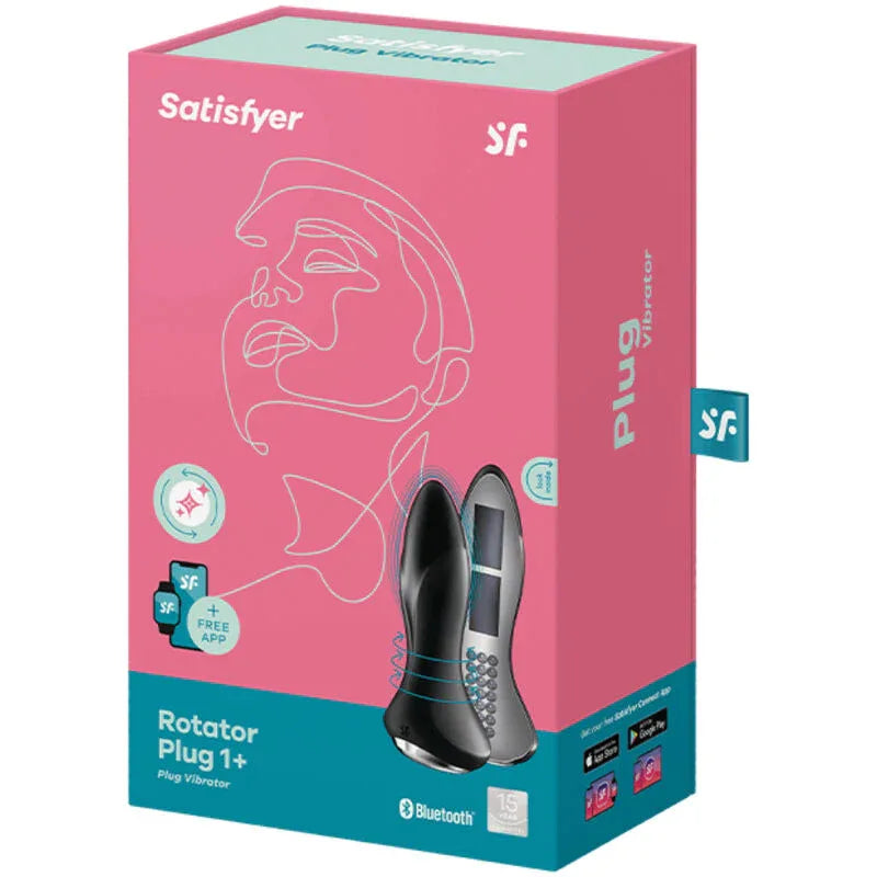 Satisfyer Rotator Plug 1 – Rot | Vibrierende App-Steuerung & Rotation für analen Hochgenuss - Vanelion Paradise