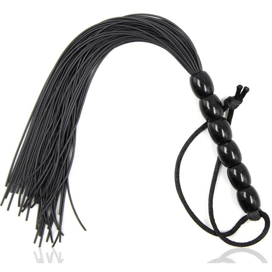 OHMAMA FETISCH GERIPPTER SILIKONGRIFF FLOGGER 22 CM