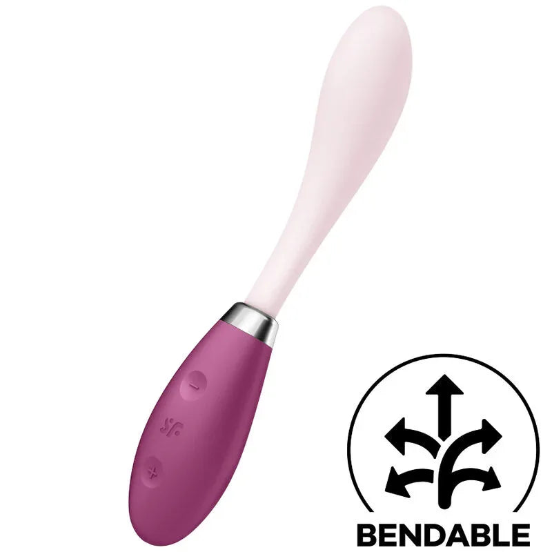 SATISFYER - G-SPOT FLEX 3 MULTI VIBRATOR GRAU - Vanelion Paradise