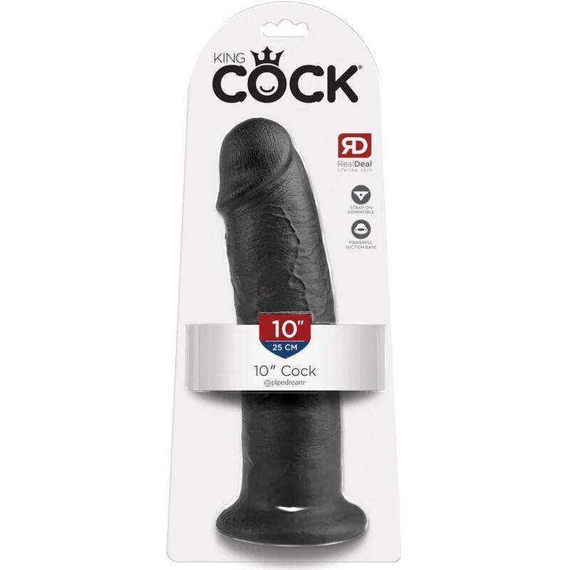 KING COCK - 10 DILDO SCHWARZ 25 CM - Vanelion Paradise