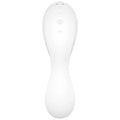 SATISFYER - CURVY TRINITY 5 AIR PULSE STIMULATOR & VIBRATOR APP WEISS - Vanelion Paradise