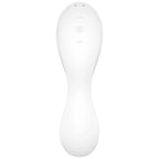 SATISFYER - CURVY TRINITY 5 AIR PULSE STIMULATOR & VIBRATOR APP WEISS - Vanelion Paradise