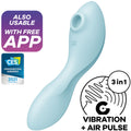 Satisfyer Curvy Trinity 5+ App-Stimulator & Vibrator Blau