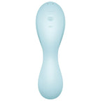 SATISFYER - CURVY TRINITY 5 AIR PULSE STIMULATOR & VIBRATOR APP WEISS - Vanelion Paradise