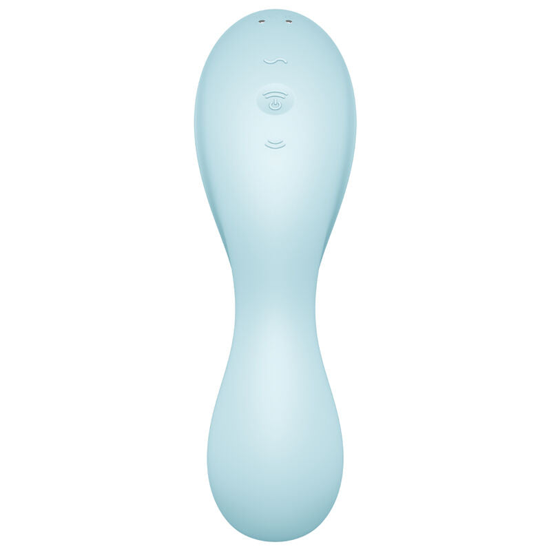 SATISFYER - CURVY TRINITY 5 AIR PULSE STIMULATOR & VIBRATOR APP WEISS