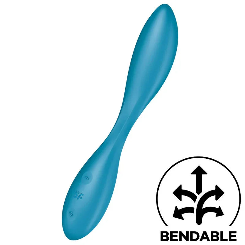 SATISFYER - G-SPOT FLEX 1 MULTIVIBRATOR BLAU - Vanelion Paradise