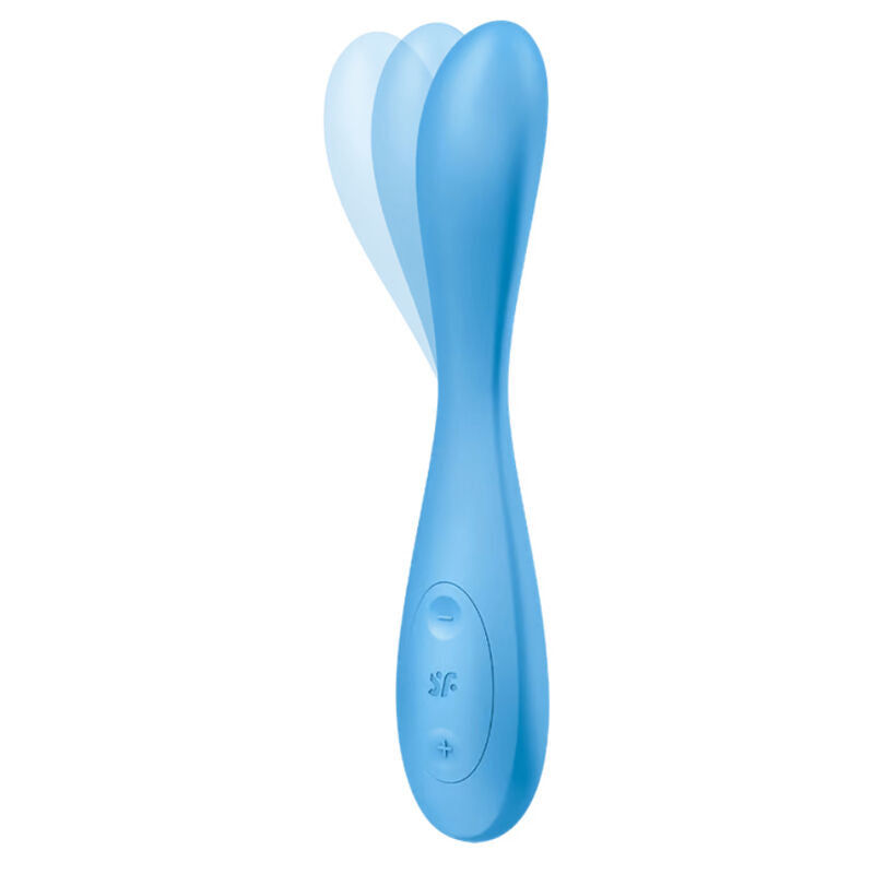 SATISFYER - G-SPOT FLEX 4+ MULTI VIBRATOR APP BLAU