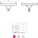 OBSESSIVE - MIAMOR OUVERT THONG S/M - Vanelion Paradise