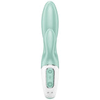 SATISFYER - AIR PUMP BUNNY 5+ AUFBLASBARE KANINCHENVIBRATOR-APP GRÜN - Vanelion Paradise