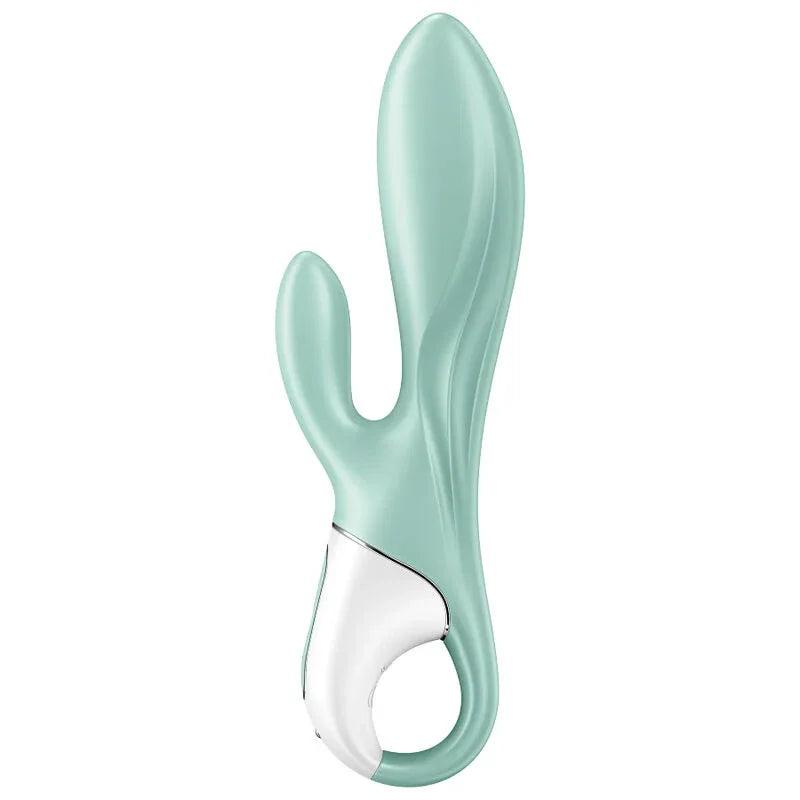 SATISFYER - AIR PUMP BUNNY 5+ AUFBLASBARE KANINCHENVIBRATOR-APP GRÜN - Vanelion Paradise