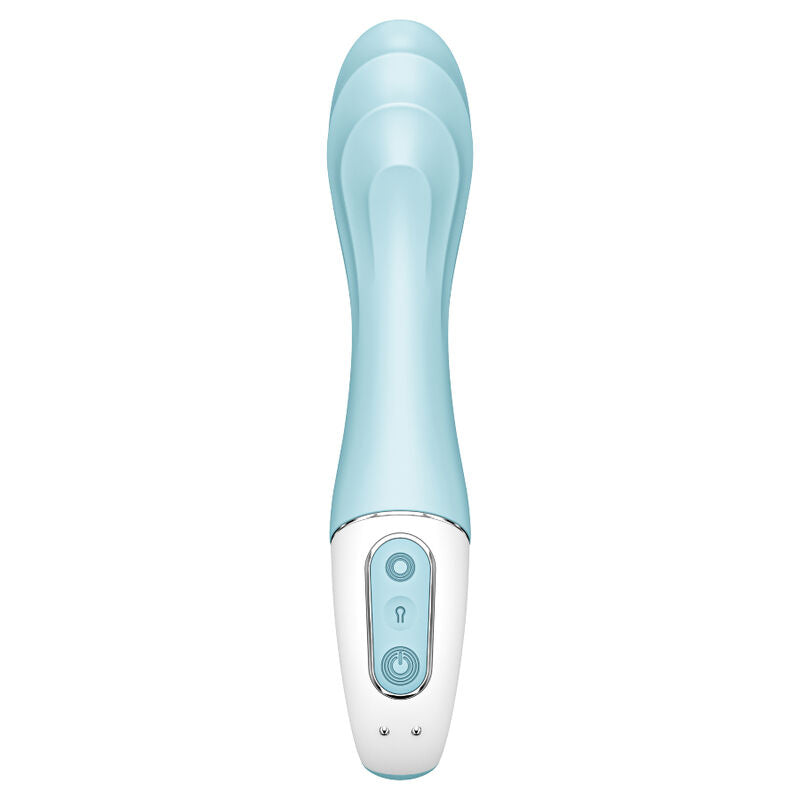 SATISFYER - AIR PUMP VIBRATOR 5+ AUFBLASBARE G-SPOT-VIBRATOR-APP BLAU