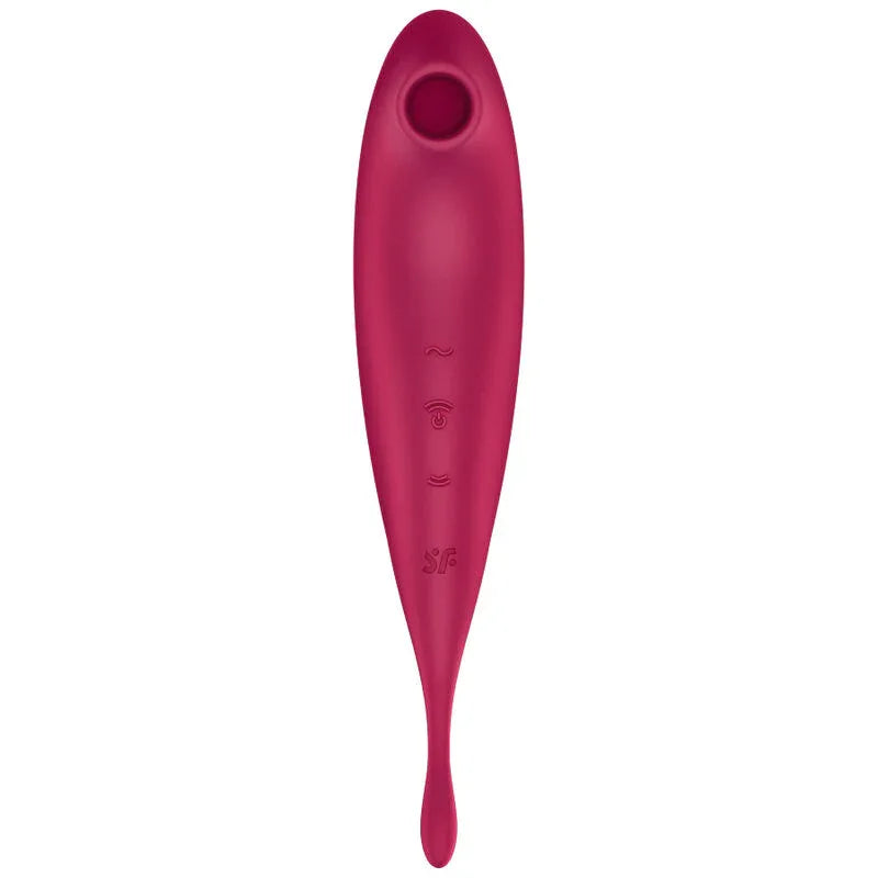 SATISFYER - TWIRLING PRO+ AIR PULSE STIMULATOR & VIBRATOR APP ROT - Vanelion Paradise