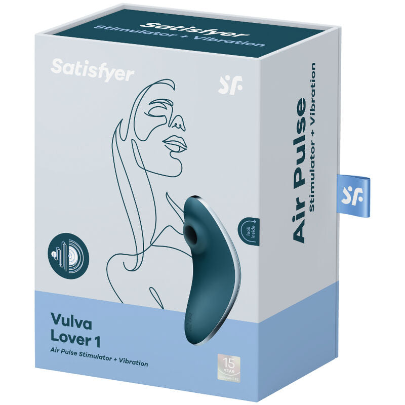 SATISFYER - VULVA LOVER 1 LUFTPULSSTIMULATOR & VIBRATOR VIOLETT