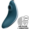 SATISFYER - VULVA LOVER 1 LUFTPULSSTIMULATOR & VIBRATOR BLAU