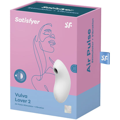 SATISFYER - VULVA LOVER 2 LUFTPULSSTIMULATOR & VIBRATOR BLAU