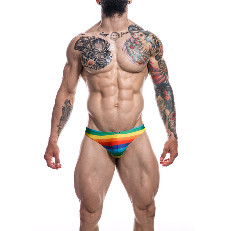 CUT4MEN - LOW LISE BRIEF REGENBOGEN L