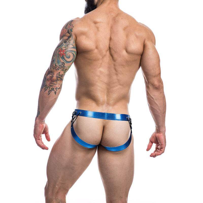 CUT4MEN - JOCKSTRAP DESIRE CUERO AZUL L - Vanelion Paradise