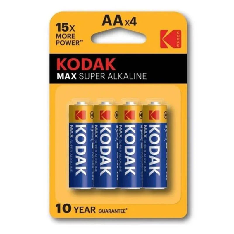 KODAK - MAX ALKALINE BATTERIE AA LR6 BLISTER * 4 - Vanelion Paradise