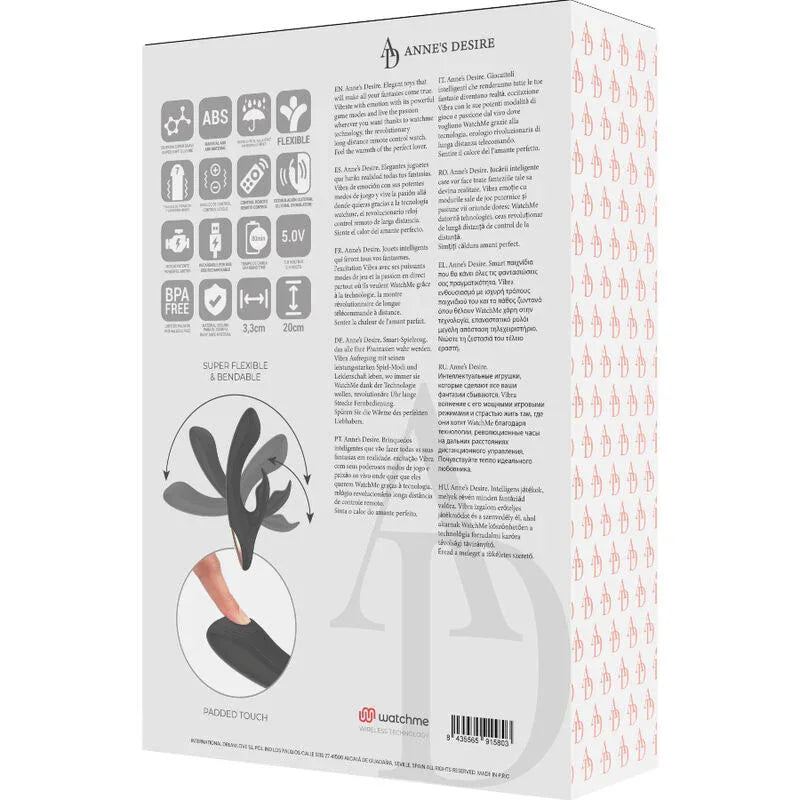 ANNE'S DESIRE - RABBIT FERNBEDIENUNGSTECHNOLOGIE WATCHME SCHWARZ/GOLD - Vanelion Paradise