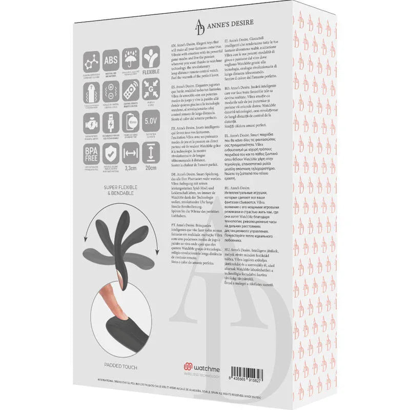 ANNE'S DESIRE - CURVE FERNBEDIENUNGSTECHNOLOGIE EINE WATCHME SCHWARZ / GOLD - Vanelion Paradise