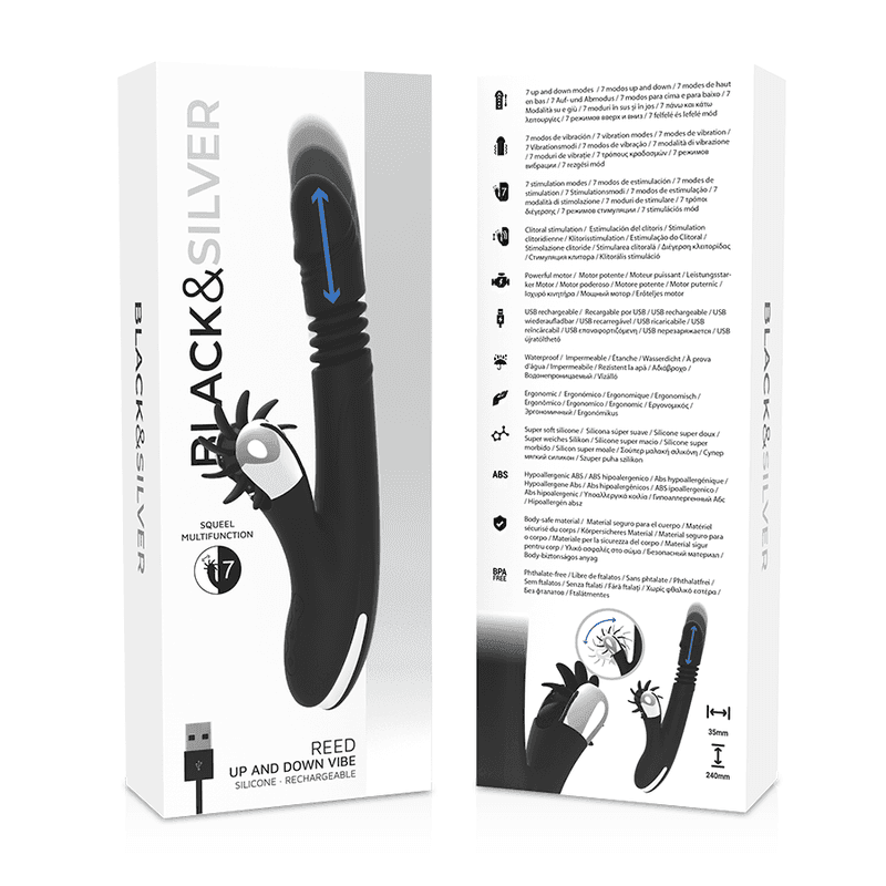 BLACK&SILVER - BUNNY REED UP & DOWN VIBE - Vanelion Paradise