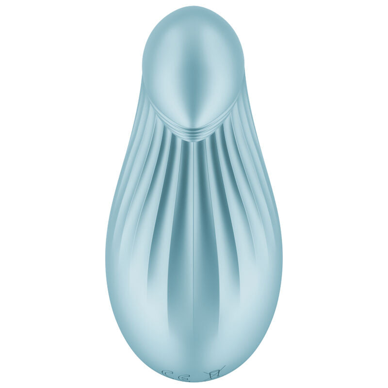 SATISFYER - DIPPING DELIGHT AUFLEGVIBRATOR BLAU - Vanelion Paradise