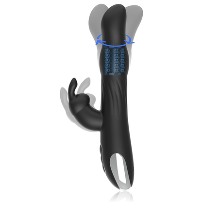 BRILLY GLAM- MOEBIUS RABBIT VIBRATOR & ROTATOR KOMPATIBEL MIT WATCHME WIRELESS TECHNOLOGY