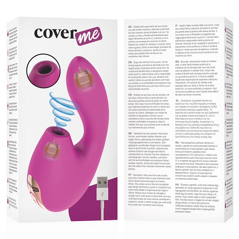 COVERME - KLITORASAUGUNG & LEISTUNGSSTARKER G-SPOT-RUSH-VIBRATOR