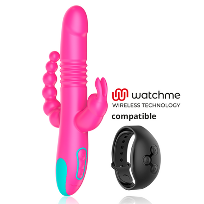 HAPPY LOKY - DONALD DREIFACHE STIMULATION: ANAL, G-SPOT & KLITORALE WATCHME WIRELESS-TECHNOLOGIE KOMPATIBEL