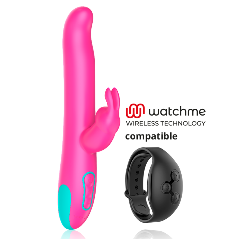 HAPPY LOKY - PLUTO RABBIT VIBRATOR & ROTATOR WATCHME WIRELESS TECHNOLOGIE KOMPATIBEL