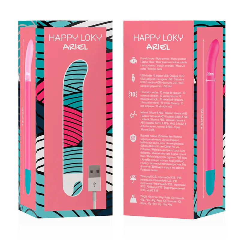 HAPPY LOKY ARIEL G-Punkt-Vibrator – kraftvoll & farbenfroh - Vanelion Paradise