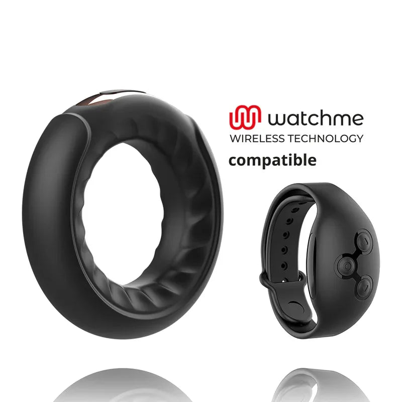 ANBIGUO - VIBRATIONSRING ADRIANO, KOMPATIBEL MIT DER WIRELESS-TECHNOLOGIE VON WATCHME - Vanelion Paradise