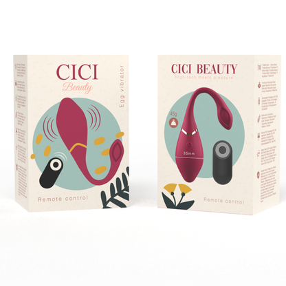 CICI BEAUTY - PREMIUM SILIKON EI VIBRATOR FERNBEDIENUNG