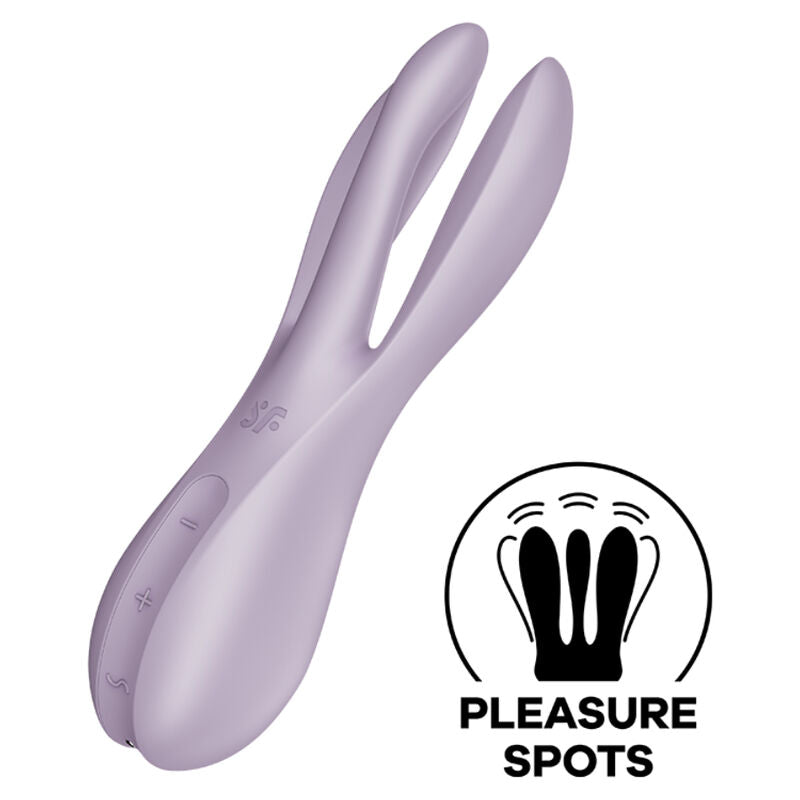 SATISFYER - THREESOME 2 VIBRATOR SCHWARZ