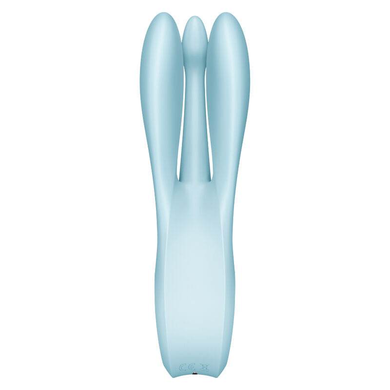 SATISFYER - THREESOME 1 VIBRATOR BLAU