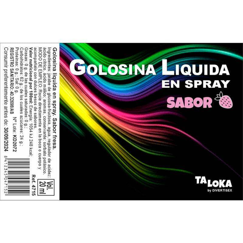 TALOKA - FLÜSSIGES ERDBEER-SÜSSIGKEITEN-SPRAY - Vanelion Paradise