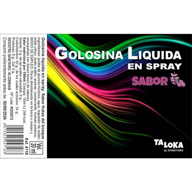 TALOKA - FLÜSSIGES BEEREN-SÜSSIGKEITSSPRAY - Vanelion Paradise