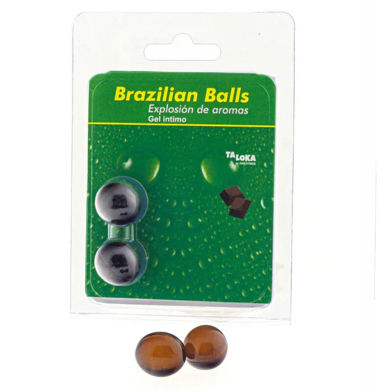 TALOKA - 2 BRASILIANISCHE KUGELN SCHOKOLADEN-INTIM-GEL - Vanelion Paradise
