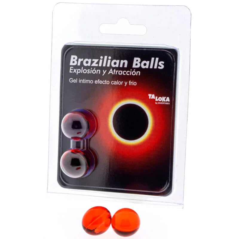 TALOKA - 2 BRASILIANISCHE BLLE, HEISSES UND KALTES EFFEKT, AUFREGENDES GEL - Vanelion Paradise