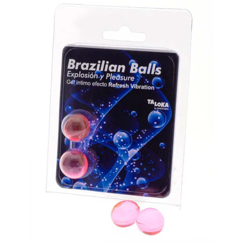 TALOKA - 2 BRASILIANISCHE BLLE, ERFRISCHENDES VIBRATIONSEFFEKT, AUFREGENDES GEL - Vanelion Paradise