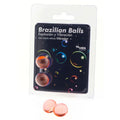 TALOKA - 2 BRASILIANISCHE BLLE MIT VIBRATIONSEFFEKT, AUFREGENDES GEL - Vanelion Paradise