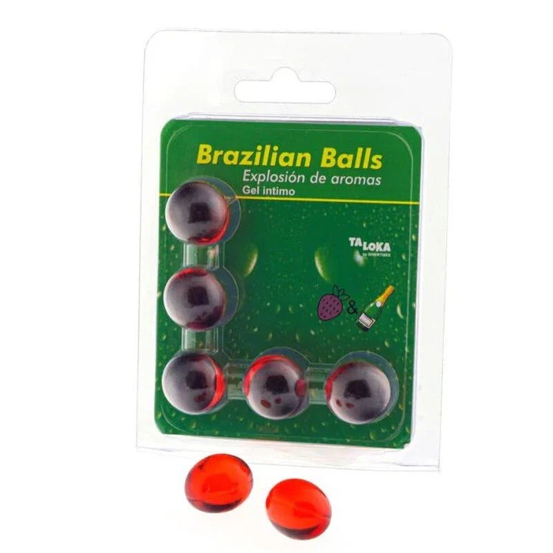 TALOKA - 5 BRASILIANISCHE BLLE, ERDBEER & CHAMPAGNER-INTIM-GEL - Vanelion Paradise