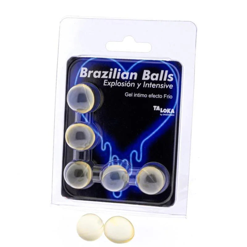TALOKA - 5 BRASILIANISCHE BLLE, AUFREGENDES GEL MIT KLTE- UND VIBRATIONSEFFEKT - Vanelion Paradise