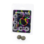 TALOKA - 5 BRASILIANISCHE KUGELN, MEHR GESCHMACKSEFFEKT, AUFREGENDES GEL - Vanelion Paradise