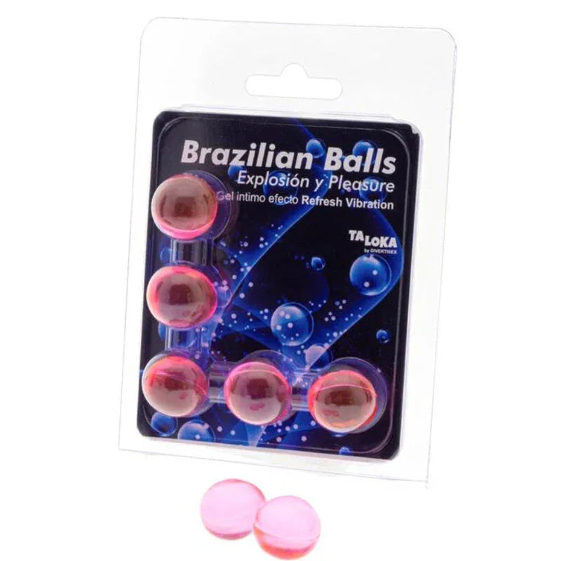 TALOKA - 5 BRASILIANISCHE BLLE, ERFRISCHENDES VIBRATIONSEFFEKT, AUFREGENDES GEL - Vanelion Paradise