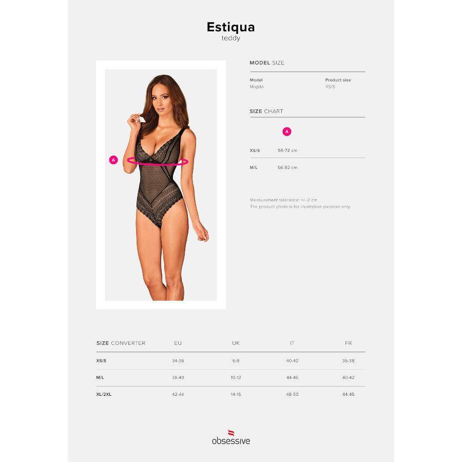 OBSESSIVE - ESTIQUA TEDDY XS/S - Vanelion Paradise
