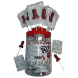 DIABLO PICANTE - 50 ERDBEER- UND KIRSCHSÜSSIGKEITEN-PENIS-LOLLIPOP (50 EINHEITEN) - Vanelion Paradise